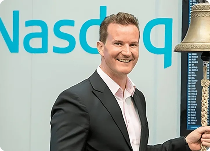 Listing his company on NASDAQ