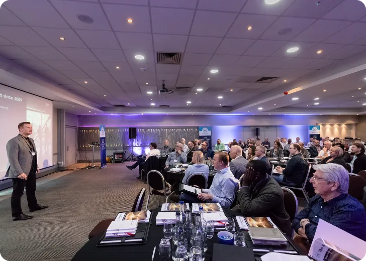 Jeremy Harbour giving a session