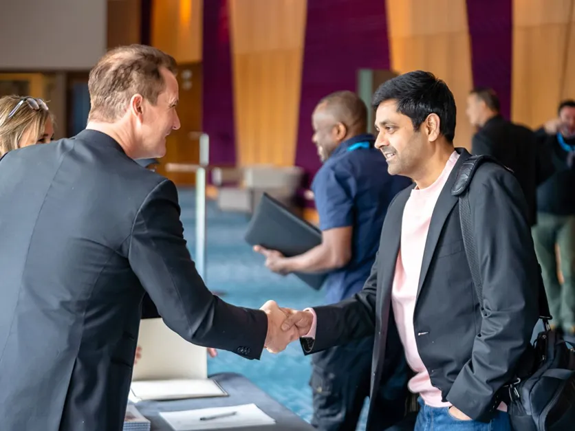 Jeremy meeting different clients